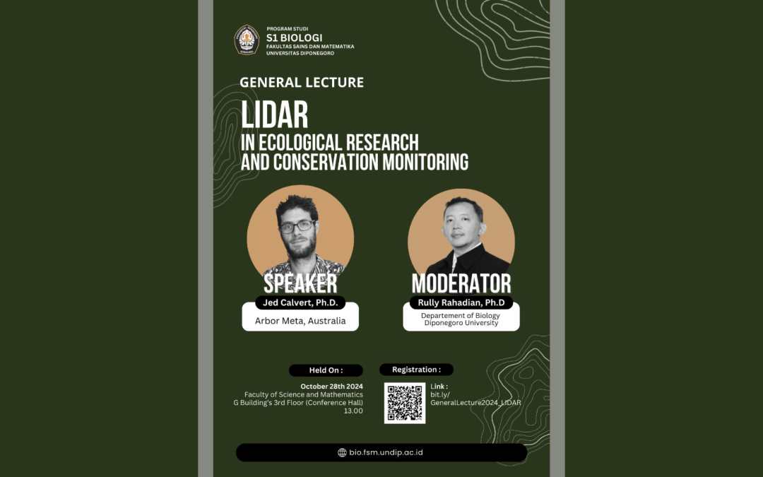 Kuliah Umum – Aplikasi Lidar (Light Detection and Ranging) dalam Penelitian Ekologi dan Biokonservasi