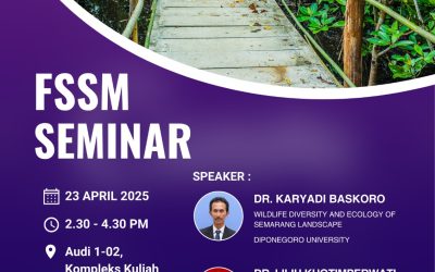 UNDIP Biology Department Lecturers Serve as Keynote Speakers at FSSM Seminar, UMT Malaysia